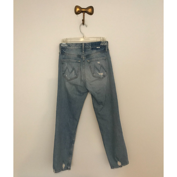 Mother The Tomcat The Confession Button-Fly Distressed Jeans - Size 24 - Picture 2 of 14